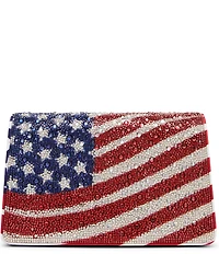 Betsey Johnson Oh My Stars Americana Rhinestoned Crossbody Bag
