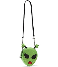 Betsey Johnson Out Of Your Orbit Rhinestone Novelty Crossbody Bag