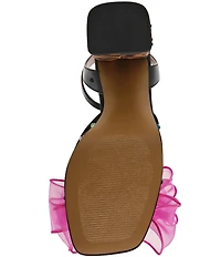 Betsey Johnson Palloma Multi Embellished Bow Platform Dress Sandals
