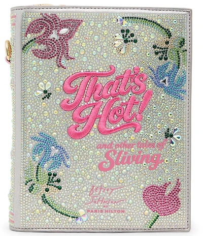Betsey Johnson x Paris Hilton That's Hot Rhinestone Book Bag
