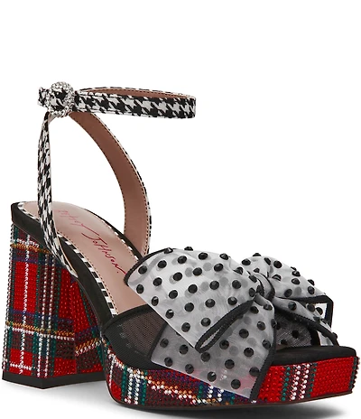 Betsey Johnson Paulina Oversized Bow Platform Dress Sandals