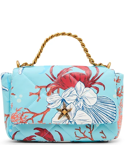 Betsey Johnson Pier Pressure Flap Crossbody Bag