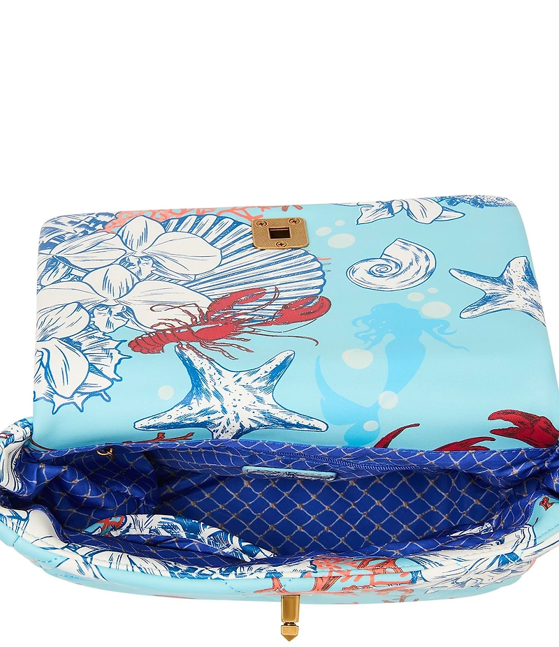 Betsey Johnson Pier Pressure Flap Crossbody Bag