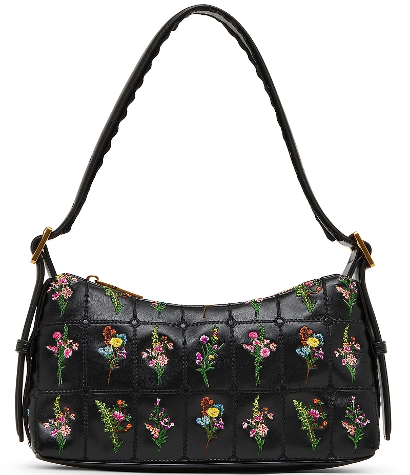 Betsey Johnson Prairie Floral Embroidered Shoulder Bag
