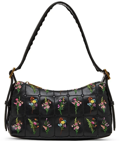 Betsey Johnson Prairie Floral Embroidered Shoulder Bag
