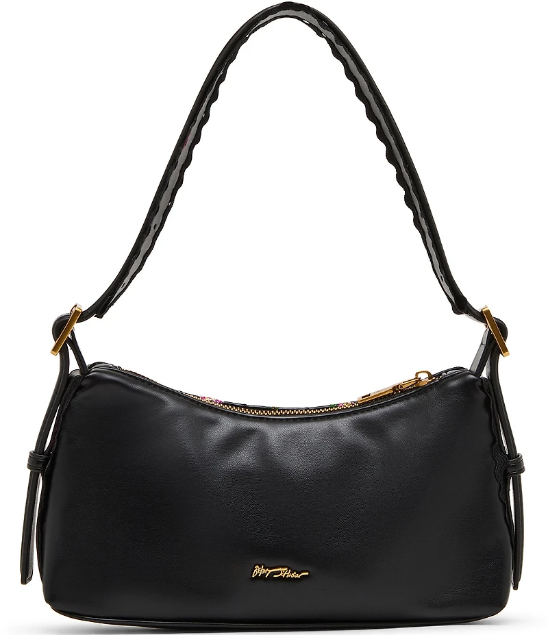 Betsey Johnson Prairie Floral Embroidered Shoulder Bag