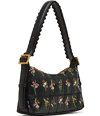 Betsey Johnson Prairie Floral Embroidered Shoulder Bag