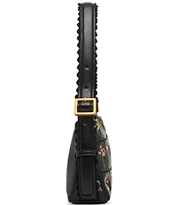 Betsey Johnson Prairie Floral Embroidered Shoulder Bag