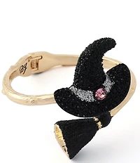 Betsey Johnson Pretty Spooky Witchy Hat Bangle Bracelet