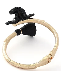 Betsey Johnson Pretty Spooky Witchy Hat Bangle Bracelet