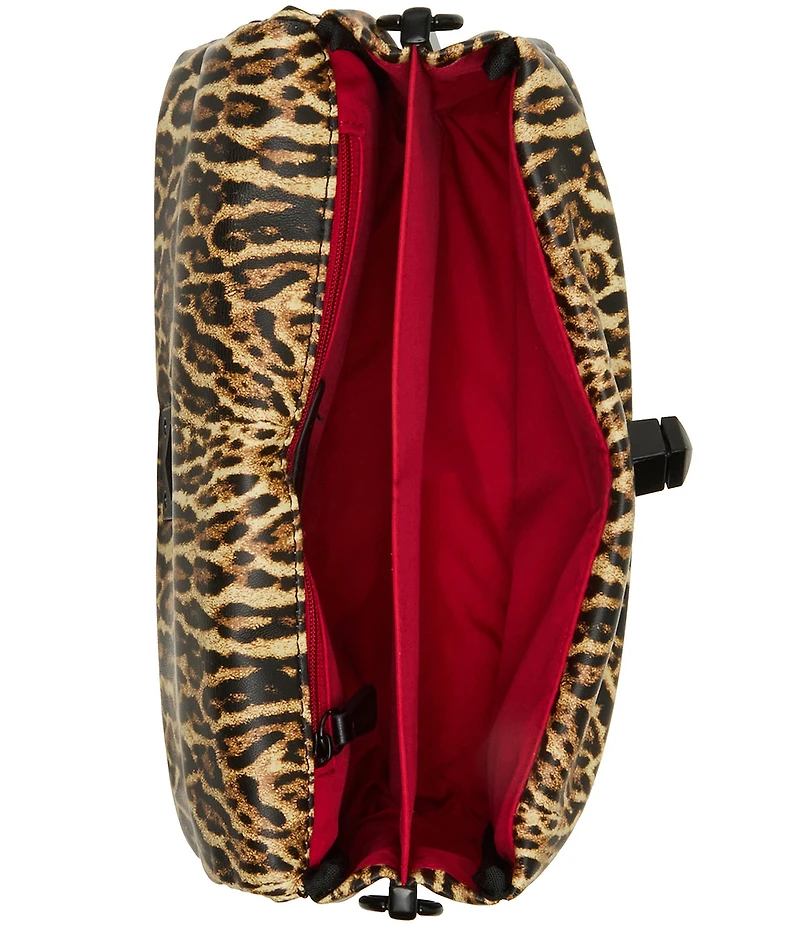 Betsey Johnson Puffed Flap Shoulder Bag
