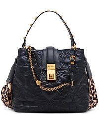 Betsey Johnson Quilted Bucket Crossbody Bag
