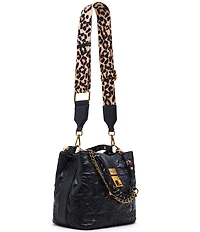 Betsey Johnson Quilted Bucket Crossbody Bag