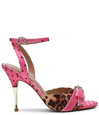 Betsey Johnson Quincyy Bow Detail Ankle Strap Dress Sandals