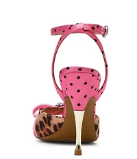 Betsey Johnson Quincyy Bow Detail Ankle Strap Dress Sandals