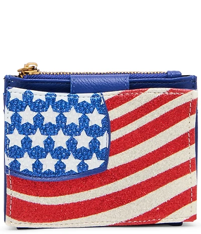 Betsey Johnson Red White & Betsey Americana Wallet