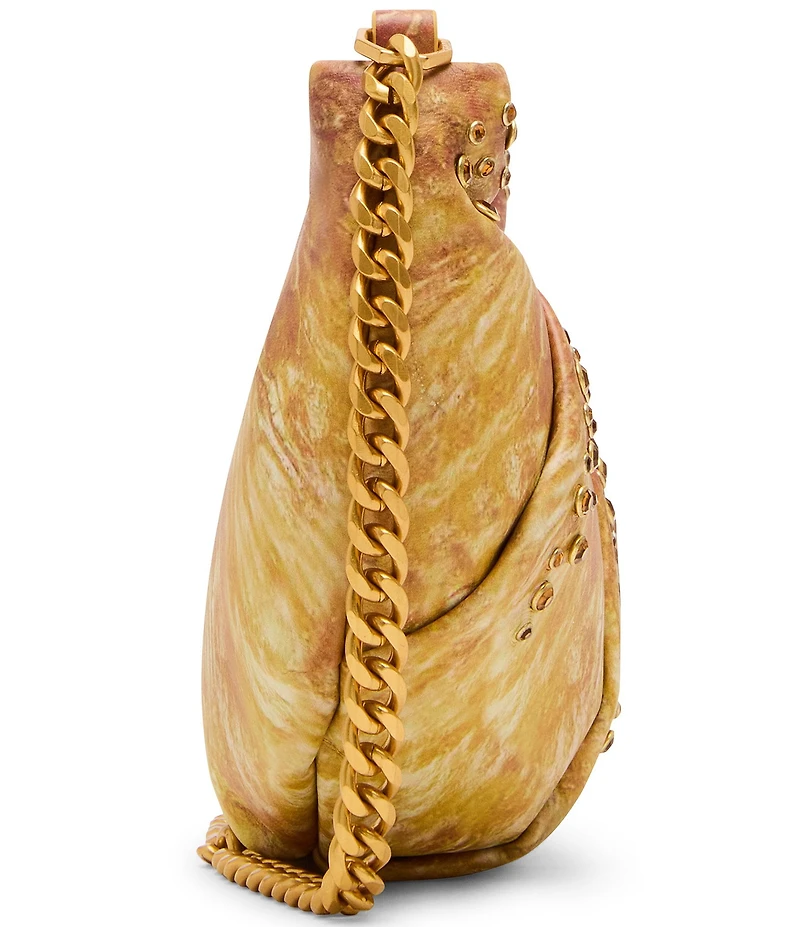 Betsey Johnson Rise & Shine Croissant Novelty Chain Shoulder Bag