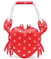 Betsey Johnson Shell Raiser Lobster Rhinestone Shoulder Bag