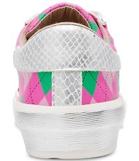 Betsey Johnson Sherrie Argyle Golf Print Sneakers