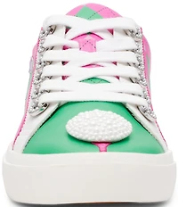 Betsey Johnson Sherrie Argyle Golf Print Sneakers