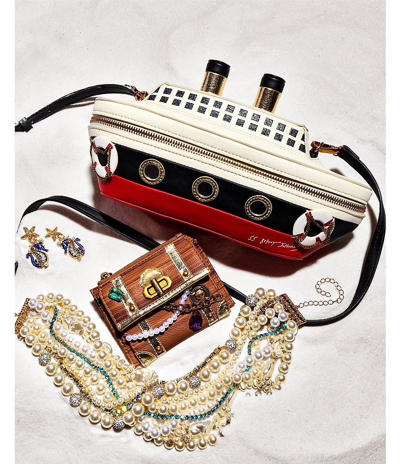 Betsey Johnson Ship Tease Crossbody Bag