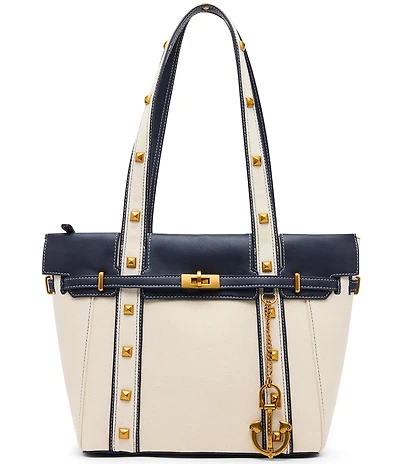 Betsey Johnson Shore Thing Belted Canvas Tote Bag