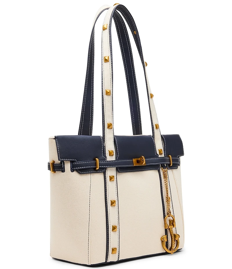 Betsey Johnson Shore Thing Belted Canvas Tote Bag