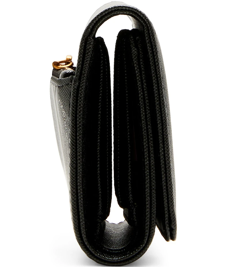 Betsey Johnson Skull Embossed Trifold Wallet