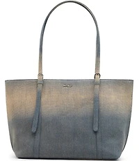 Betsey Johnson Slouchy Denim Tote Bag