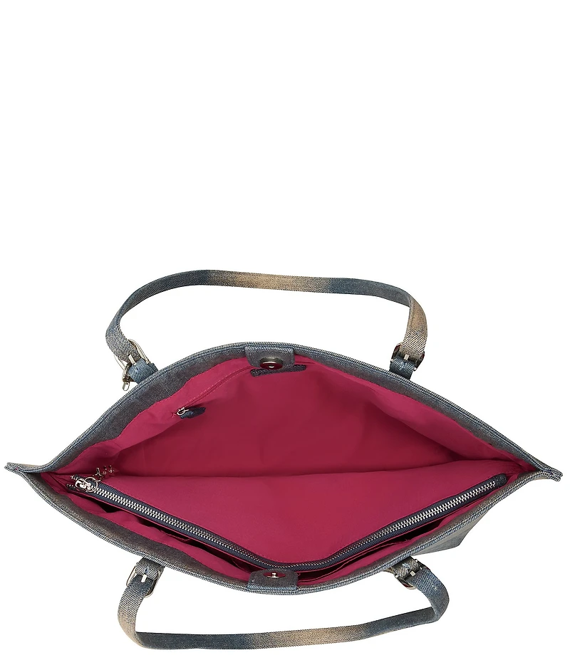 Betsey Johnson Slouchy Denim Tote Bag