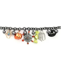 Betsey Johnson Spooky Halloween Charm Line Bracelet