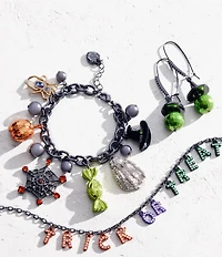 Betsey Johnson Spooky Halloween Charm Line Bracelet
