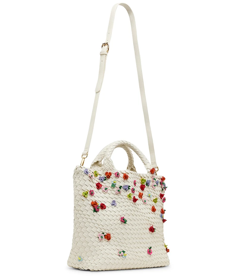 Betsey Johnson Sprinkles Woven Satchel Bag