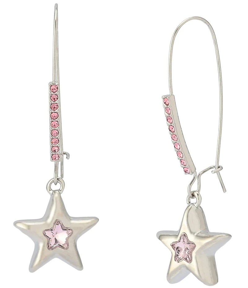 Betsey Johnson Star Dangle Drop Earrings