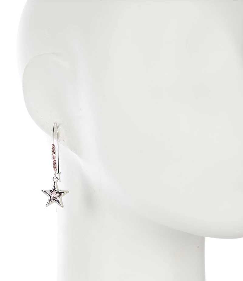 Betsey Johnson Star Dangle Drop Earrings