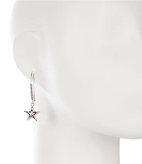 Betsey Johnson Star Dangle Drop Earrings