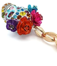 Betsey Johnson Sugar Skull Short Pendant Necklace