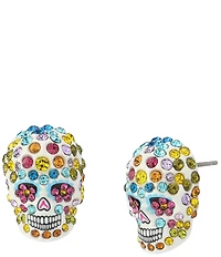 Betsey Johnson Sugar Skull Stud Earrings