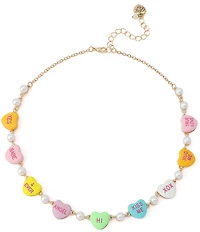 Betsey Johnson Sweetheart Collar Necklace
