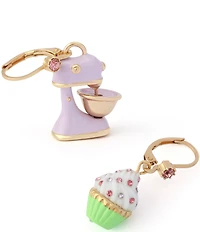 Betsey Johnson Sweetheart Cupcake Mismatch Drop Earrings