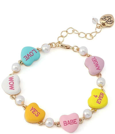 Betsey Johnson Sweetheart Strand Line Bracelet