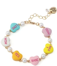 Betsey Johnson Sweetheart Strand Line Bracelet