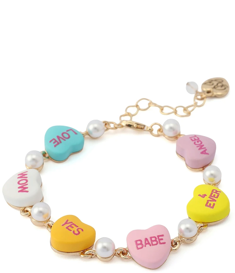 Betsey Johnson Sweetheart Strand Line Bracelet