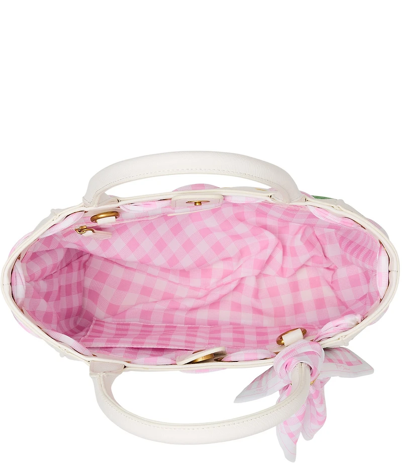 Betsey Johnson Talk Birdie To Me Scarf Handle Satchel Bag