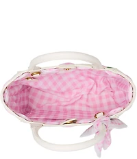 Betsey Johnson Talk Birdie To Me Scarf Handle Satchel Bag