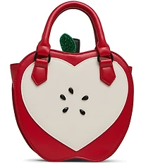 Betsey Johnson The Apple Of My Eye Top Handle Crossbody Bag