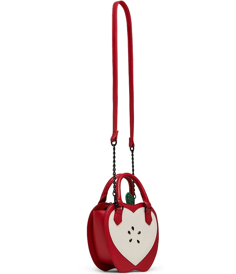 Betsey Johnson The Apple Of My Eye Top Handle Crossbody Bag