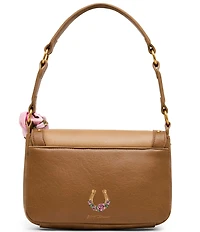 Betsey Johnson The Mane Event Embroidered Horse And Scarf Studded Shoulder Bag
