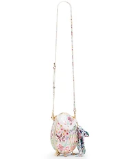 Betsey Johnson The Plot Chickens Beaded Top Handle Clutch