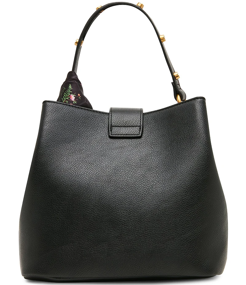 Betsey Johnson Unbridaled Horse Embroidered Turnlock Bucket Bag